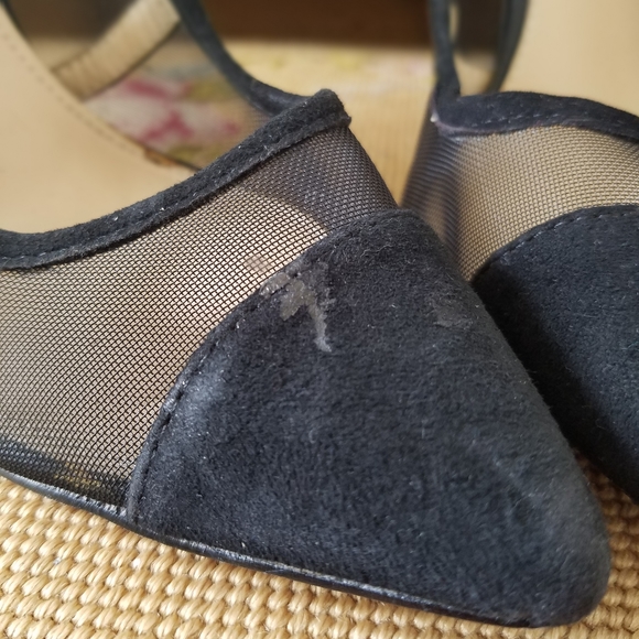 Victoria's Secret Suede & Mesh Heels - Picture 7 of 12